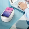 VAIFTILNO Uv Phone Sanitizer Box with Wireless Charger Portable Multi-Function Uv Cell Phone Sterilizer Aromatherapy Function Uvc Cleaner Box for Smartphone Watches