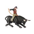 thumbnail image 1 of Simulation Spanish Bullfight Set Model Wild North-African Bull Wild-Animal Train Knight Decoration Bullfighter Bull Toys New Arrival, 1 of 5