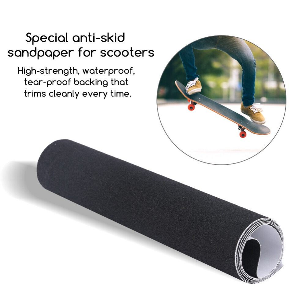 Bande Antidérapante Pour Skateboard/longboard - Grain Diamant, Adhésif Fort - Design Bleu Camo - 84 X 23 Cm - 3