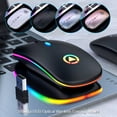 thumbnail image 3 of AMERTEER Bluetooth LED Wireless Mouse Cordless Optical Mice For PC Laptop 2.4GHz Games, 3 of 12