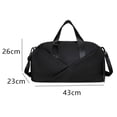 thumbnail image 2 of Petate del viaje del bolso del gimnasio de los deportes con el bolsillo y el compartimiento mojados, 2 of 5