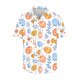 thumbnail image 4 of Blusas y camisas de manga corta con cuello en V Camisa estampada de Pascua para hombre Camisa abotonada Top de poliéster para hombre, 4 of 4