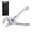 Sliver, variant on Mini Pliers Wrench, 4-Inch Smooth Jaw Pliers, High-Toughness Alloy Steel Adjustable Wrench Pliers with Smooth Parallel Jaws, Anti-Rust Coating, EDC Pliers for Tight Spaces & Versatile Use
