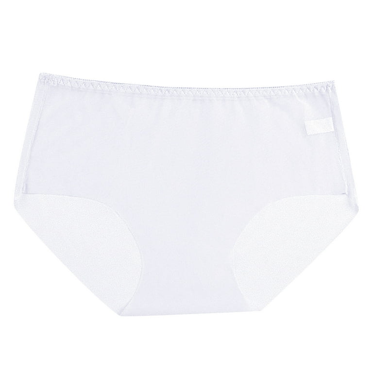 LBECLEY Fit for Plus Size Underwear Size 10 Women Panties Transparent  Panties Breathable Panties Women's Panties Panties Lot Large White M