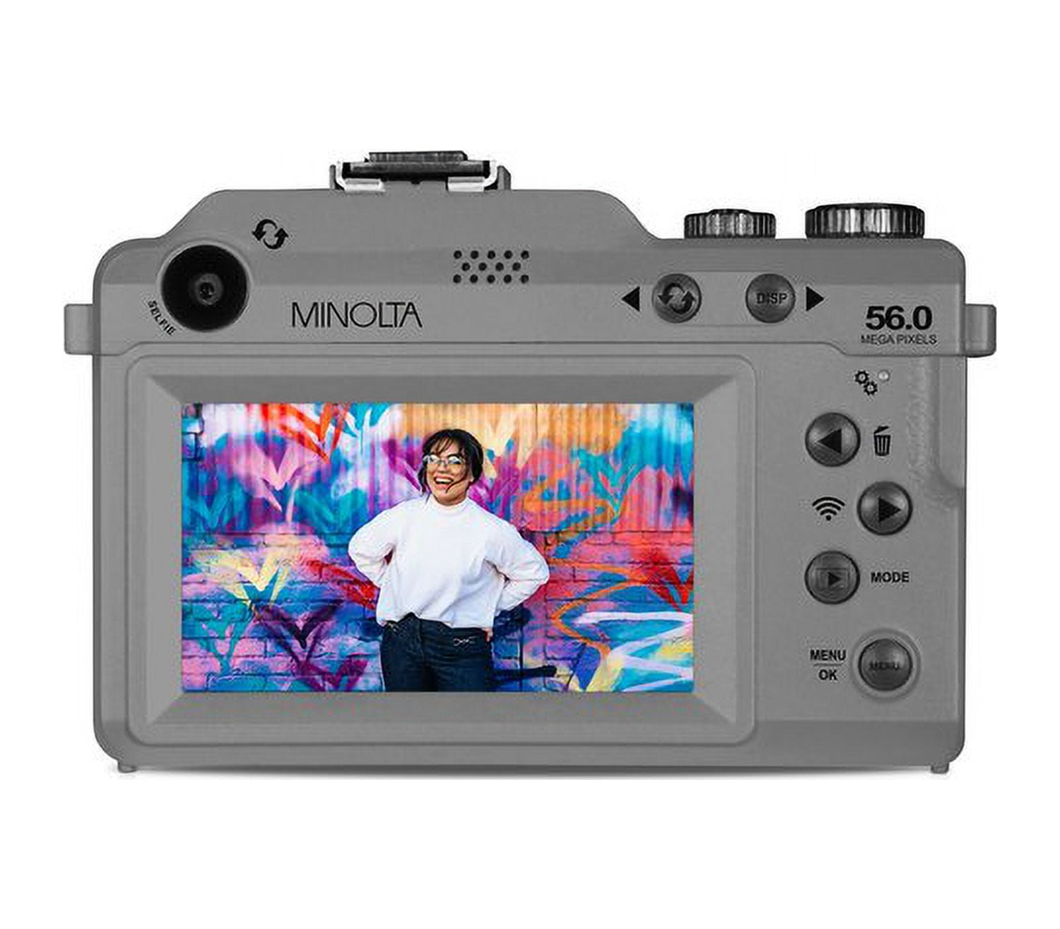 Minolta MND65 56MP Digital Camera, 4K60FPS Video, 18X Zoom Minolta MND65 56MP Digital Camera, 4K60FPS Video, 18X Zoom