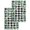 Green Black, variant on Sage Green Eucalyptus Kitchen Dish Towels for Drying Dishes Set of 2, Spring Leaves Black White Plaid Waffle Weave Microfiber Hand Tea Bathroom Towels Quick Dry & Absorbent Towel 15.7x23.6