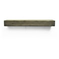 Dogberry Collections Rustic Fireplace Mantel Shelf