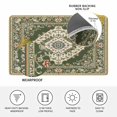 thumbnail image 3 of Green Boho Door Mat Indoor Outdoor, Chic Traditional Antique Geometric Rustic Non Slip Welcome Mat with Rubber Backing, Absorbent Fabric Front Door Mats Entryway Rug for Home Patio Entrance 18"x30", 3 of 9