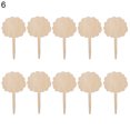 thumbnail image 2 of Dream Lifestyle 10Pcs Wood Plant Labels T-Shape Wooden Garden Markers Seed Potted Herbs Flowers Vegetables Household Supplies, 2 of 8