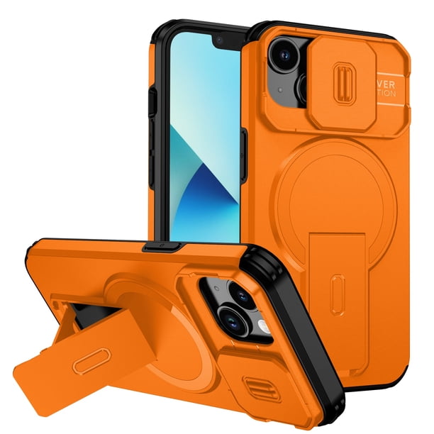 Funda GANGXUN para iPhone 14 – Magnética Antigolpes con Soporte y Protección Doble