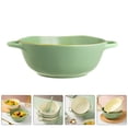 thumbnail image 3 of Decorative Salad Ceramic Bowl Kitchen Soup Serving Dish Double Handle Baking Bowl, 3 of 6