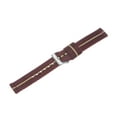 thumbnail image 2 of Uxcell Red Khaki Nylon Watch Band 18mm Width Soft and Comfortable Nylon Strap with Silver Buckle, 2 of 6