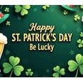 thumbnail image 4 of St Patricks Day Lucky Shamrock Clover Decoration Backdrop Display Banner for Irish Festival Party Supplies Photography Props Decor, 4 of 8