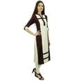 thumbnail image 4 of Phagun Kurta Kurti à Manches 3/4 en Rayonne pour Femmes, Tunique Décontractée d'Été, 4 of 7