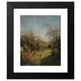 thumbnail image 2 of Olga Wisinger-Florian 20x24 Black Modern Framed Museum Art Print Titled - Dilapidated Cemetery in Goisern (1887), 2 of 5