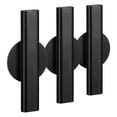 thumbnail image 5 of 3pcs Wall Mounted Metal Vases Black Wall Pocket Flower Tubes for Home Decor Plant Display, 5 of 8