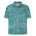 thumbnail image 4 of Mens Button Down Shirts Lapel Short Sleeve Shirt Summer Casual Trendy Business Workout Vocation Shirts, 4 of 4