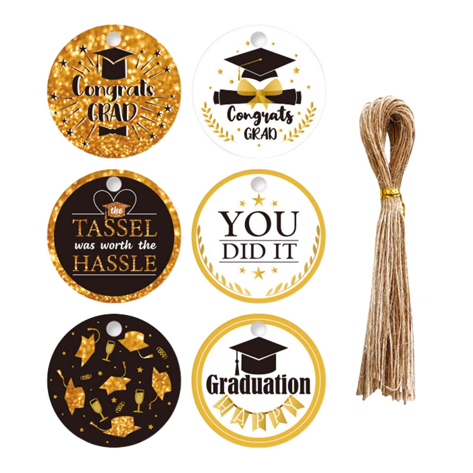 Graduation Tags 2023 Graduation Favor Boxes Tags 48 PCS Class Of Graduation Gift Tags With