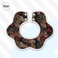 thumbnail image 4 of Hirioo Hearts and French Bulldog for Baby Cotton Petal Bib Drool Bibs for Baby Boy Unisex, 4 of 9