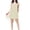 Beige, variant on Naittoop Women's Sexy Chiffon Cami Nightgown Backless Sleeveless Spaghetti Strap Flowy Mini Dress Casual Lightweight Sleepwear