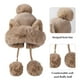 thumbnail image 5 of Gorro de invierno para mujer, gorro de punto cálido, gorro de aviador con pompón de piel, gorro de cazador Ushanka con orejeras, 5 of 6