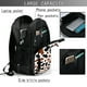 thumbnail image 4 of Balery Brown Black Cow Mochila con carga USB para hombre y mujer - Mochila impermeable y antirrobo para laptop con puerto USB para viajes, trabajo, 4 of 7