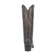 Dingo Womens Athena Lizard Print Snip Toe Cowboy Tall Boots