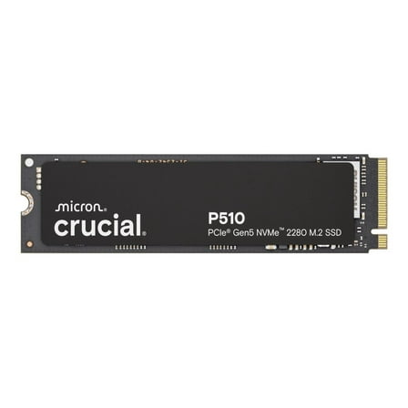 Crucial P510 1TB NVMe PCIe Gen5 M.2 2280 Internal Gaming SSD