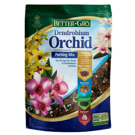 Better-Gro Dendrobium Orchid Potting Mix 8 Quarts, Better-Gro Dendrobium Orchid Potting Mix is a premium blend of western fir bark, By (Best Soil For Orchids)