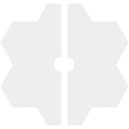 thumbnail image 4 of 36"OD x 4"ID x 12 1/2"C x 1"P Daisy Architectural Grade PVC Contemporary Ceiling Medallion, Two Piece, 4 of 11
