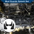 thumbnail image 2 of Unique Bargains Mud Flaps Splash Guards W/Mount  Accessories for Mercedes-Benz C Class 2007-2011 Front and Rear Mud Guards 1 Set, 2 of 6