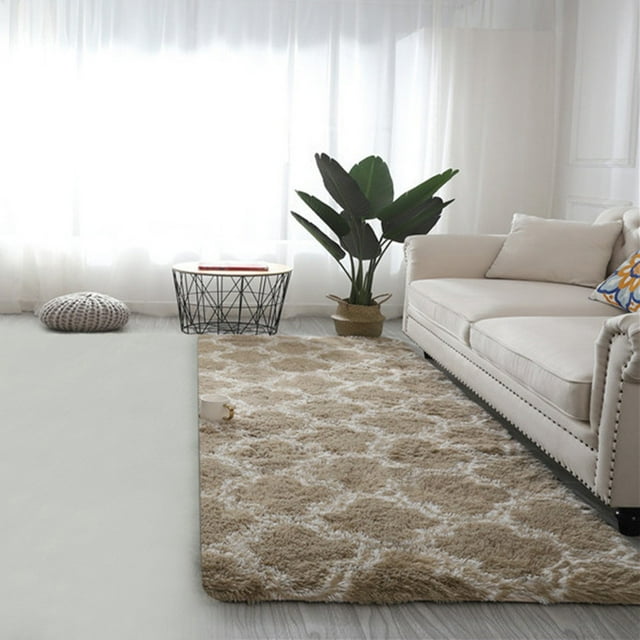 Aqestyerly Soft Modern Area Rug for Living Room Bedroom Home Floor Mat Carpet Decoration Cozy Plush Anti-Slip Rug Pad HWRETIE