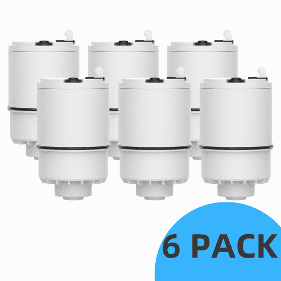 AQUA CREST CF08B Faucet Filter, Compatible with All PUR® Plus Faucet Filtration System, Replacement for RF-3375®, NSF 42 Certified, 9-Month, 900-Gallon, 6 Pack