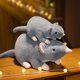 thumbnail image 2 of 32-100CM nuevos lindos ratones simulados juguetes de Peluche ratón realista Animal relleno mascota Peluche rata regalos de muñecas, 2 of 5