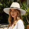 thumbnail image 2 of Unisex Men Womens Summer Sun Hat Beach Hat Wide Brim Outdoor UPF 50+ Protection Cooling Beige Hat for Outdoor Golf Hiking Fishing Beach, 2 of 6