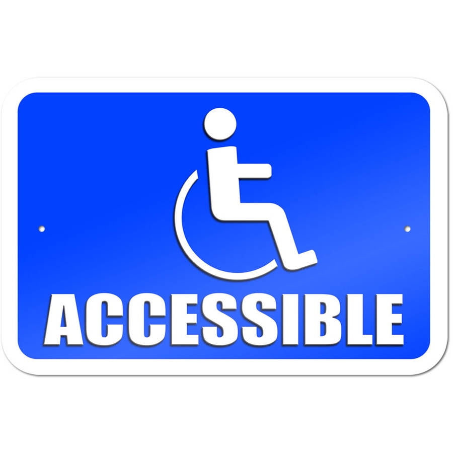 Handicapped Accessible Sign - Walmart.com