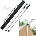 thumbnail image 3 of Universal Telescopic Tent Poles Two-piece Adjustable Aluminum Bars Awnings Camp, 3 of 10