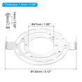 thumbnail image 2 of Kit de Soporte de Montaje Universal para Fijación de Luz Uxcell de 130mm (5.12"), Placa de Barra Cruzada de Luz de 3set para Luz de Techo, 2 of 7