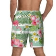 thumbnail image 4 of Fotbe Tropical Flamingo Men’s Swim Trunks Quick Dry Swim Shorts Board Shorts with Mesh Lining-X-Large, 4 of 9