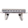 thumbnail image 2 of Juego de puente de trémolo incluye puente de guitarra eléctrica 6 sillín de cuerda estándar de trémolo fuertes tornillos de puente Sunnimix puente eléctrico semi hueco, 2 of 8