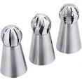 thumbnail image 4 of Cake Decorating Set Glass Decoration Russian Piping Nozzles Bag, 4 Pieces, Large, 4 of 5