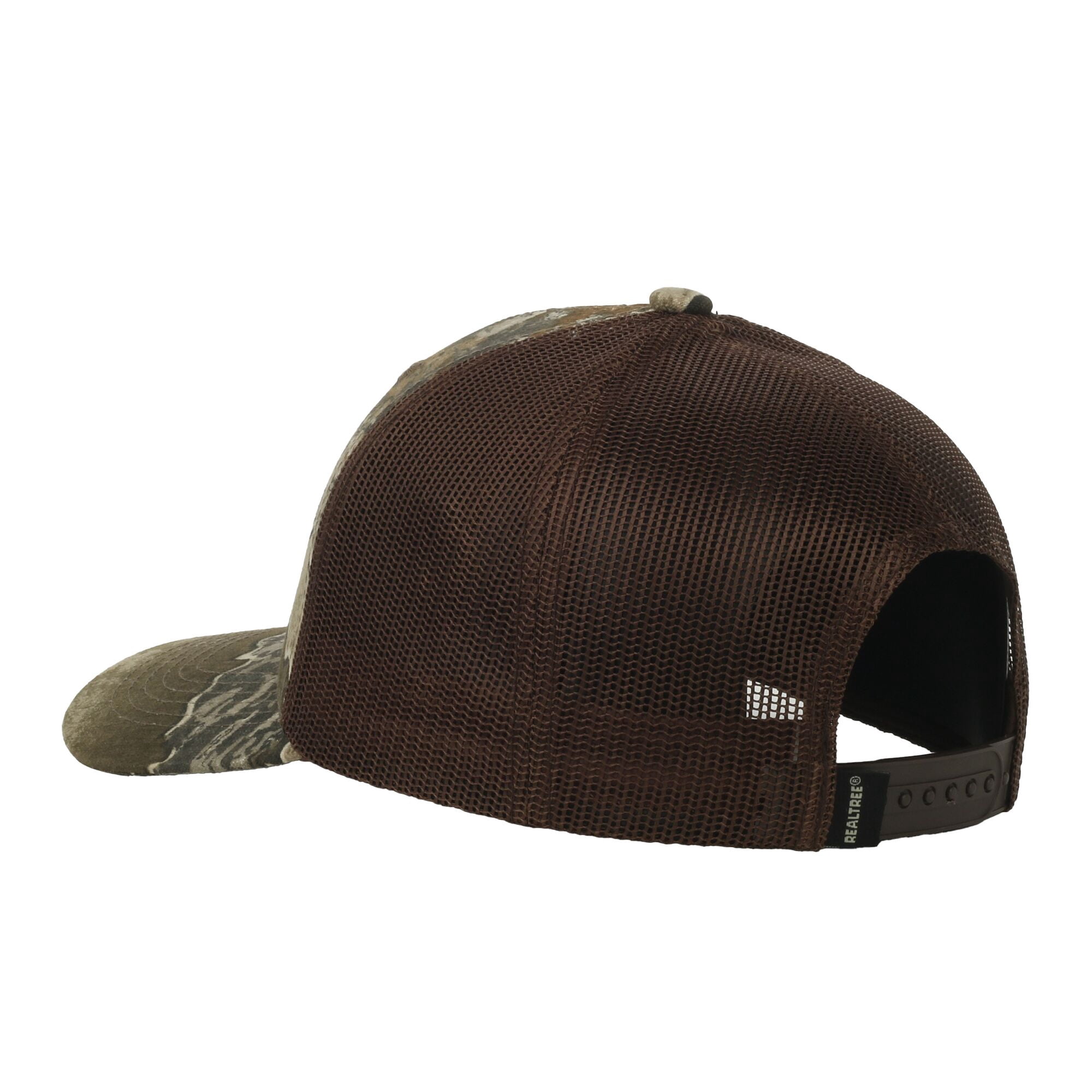 Realtree® Excape Camo 6-Panel Trucker Hat – Mid Profile Mesh Back Snapback, One Size