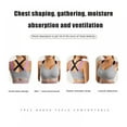 thumbnail image 5 of Women Strappy Sports Bra for Women,Cross Back Sports Bra Padded Yoga Bra 4 Pack Medium Support Workout Bra, 5 of 9