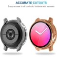 thumbnail image 3 of GFDYREE [2Pack] Compatible with Samsung Galaxy Watch Active 2 Screen Protector Case 40mm, Bumper Full Around Cover for Samsung Galaxy Watch Active2 40 (Rose Gold, 40mm), 3 of 7