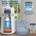 thumbnail image 3 of Countertop Water Distiller, Stainless Steel Distilled Water Machine with Auto Shut-Off,Home Water Purifier, 3 of 9