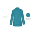 thumbnail image 5 of Panda Uniform by HeedFit 29" Medical Lab Coat for Women – XXS Teal, 5 of 7