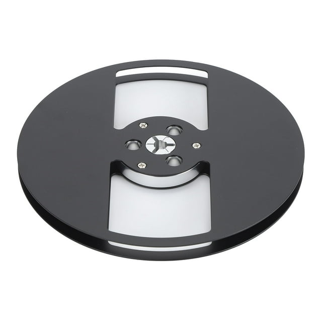 7 Inch 1/4 Empty Take Up Reel to Reel Hub, 1/4 7 Inch Nab Aluminum Metal Reel Audio Tape 2 Holes Empty Tape Reel for Recording Open Reel Takeup Reel Machine