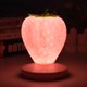 thumbnail image 3 of Fresa LED USB recargable luz nocturna brillo ajustable lámpara de noche decorativa rosa, 3 of 8