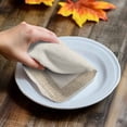 thumbnail image 4 of Cream Retro Greek Key Kitchen Towel Dish Cloths Set of 1, Microfiber Soft Kitchen Hand Towels, Geometric Greece Ancient Farmhouse Rustic Absorbent Quick Drying Dishcloths 18 x 28 Inches, 4 of 8