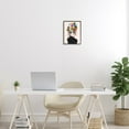 thumbnail image 2 of Stupell Industries Bold Floral Design Grey Cat Striped Sweater Framed Wall Art, 11 x 14, Design by Ioana Horvat, 2 of 5
